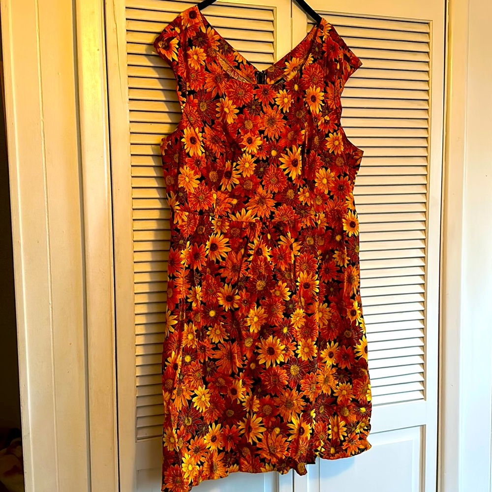 Retrolicious size 4 x sunflower dress